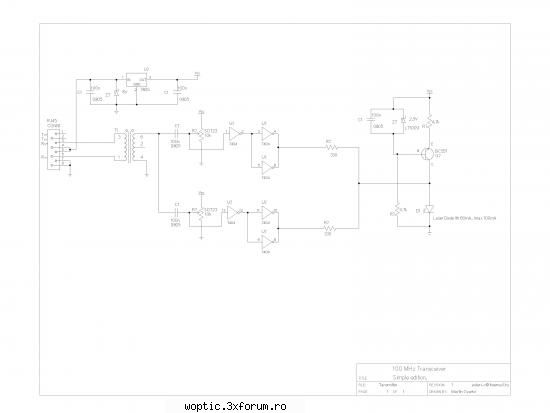 Ronja - viitoare modele 100Mbit / 1Gbit .. - O schema care este un punct bun de - Forum Demonstrativ